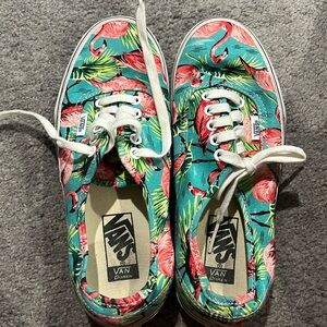 Old Skool Van Doren Tropical Print Vans Size 6.5/8